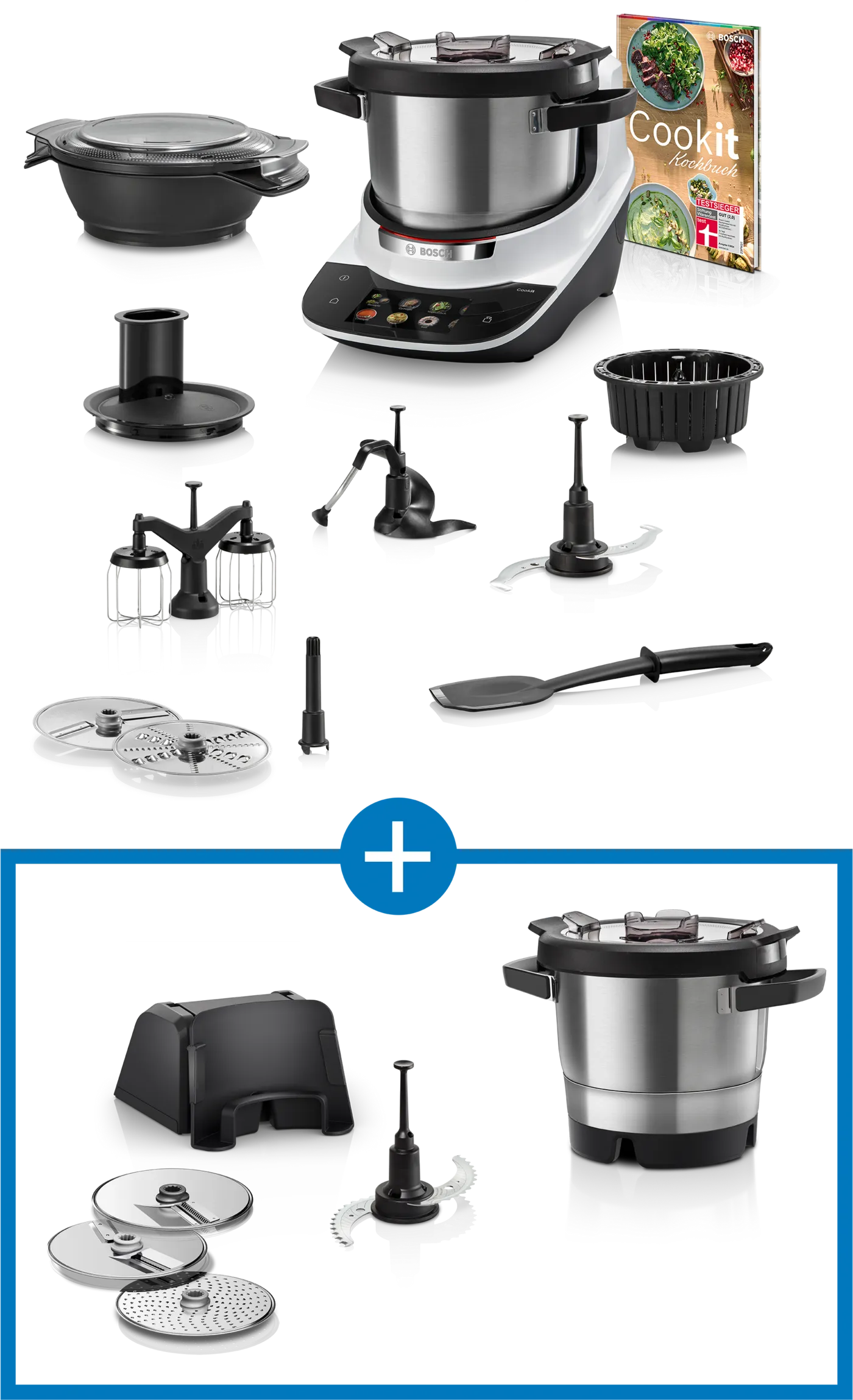 Küchenmaschine mit Kochfunktion XL-Set, Cookit (MCC9555D04), ab 23,32 € monatlich