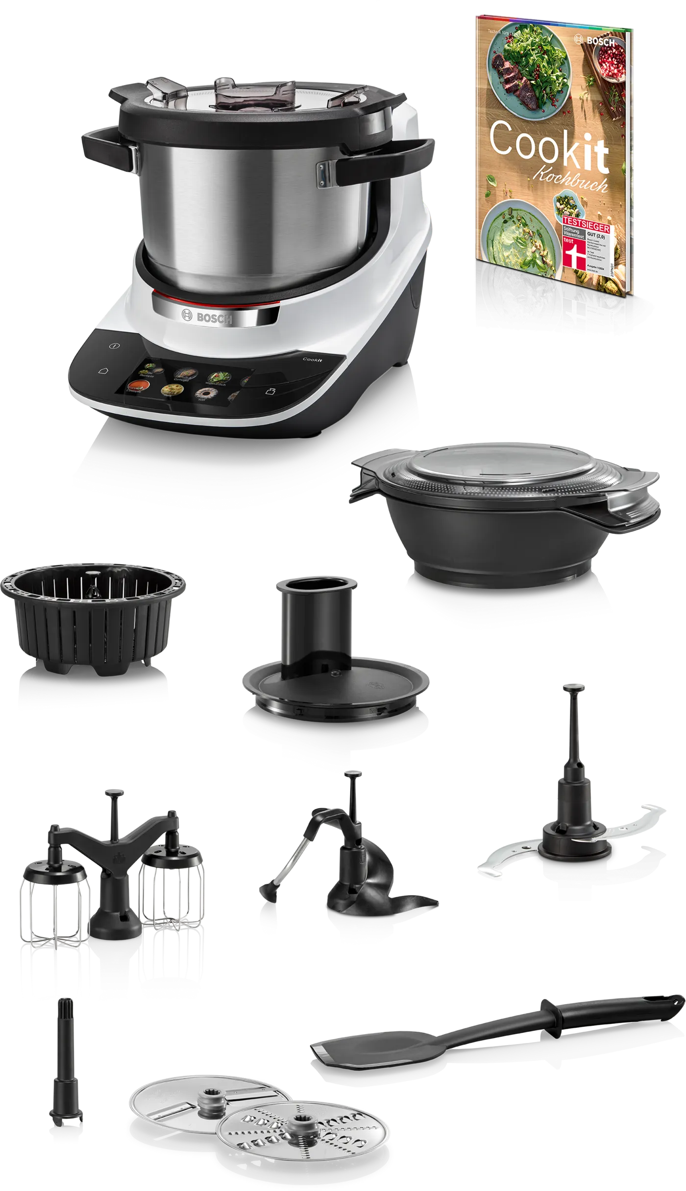 Küchenmaschine mit Kochfunktion, Cookit (MCC9555DWC), ab 23,32 € monatlich