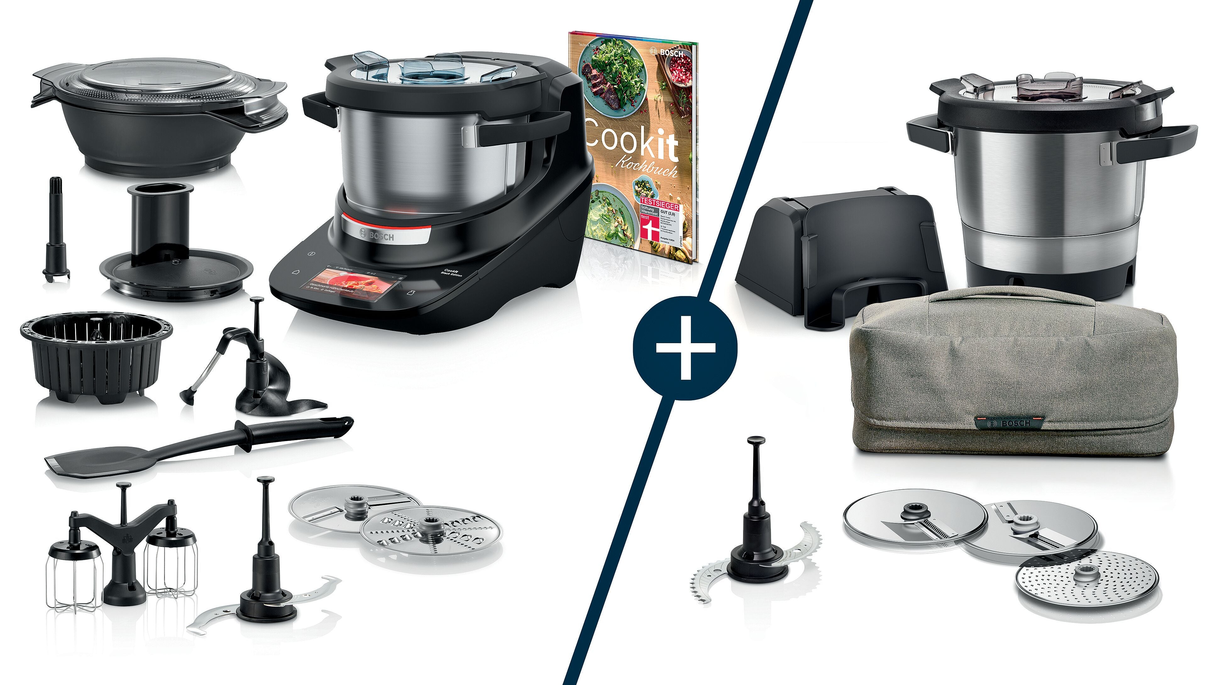 Küchenmaschine mit Kochfunktion XL-Set, Cookit (MCC9555D10), ab 26,65 € monatlich