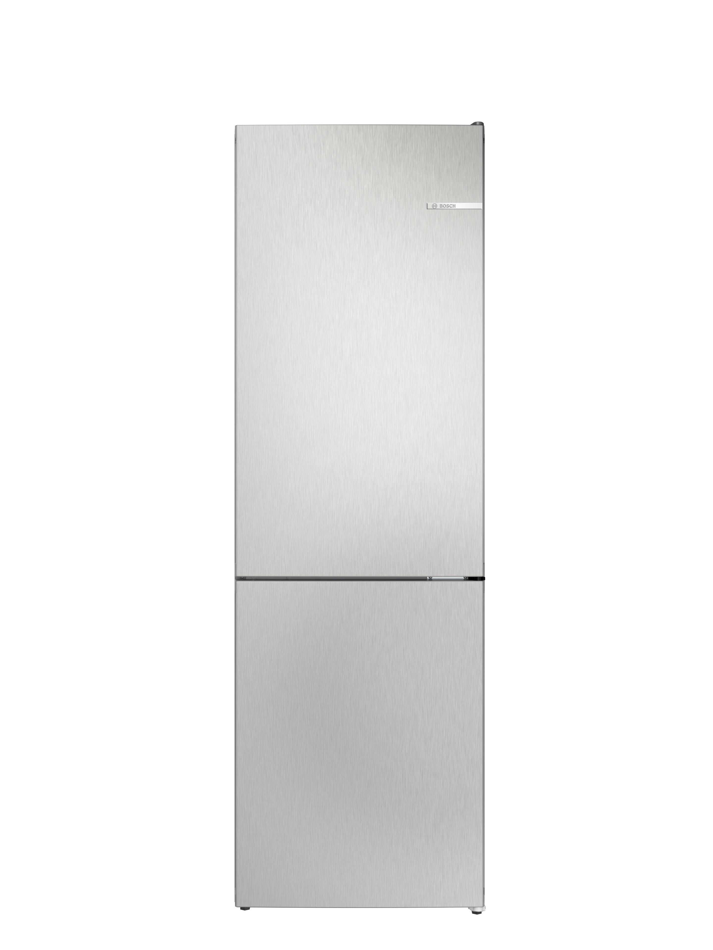 Serie 4 Freistehende Kühl-Gefrier-Kombination mit Gefrierbereich unten 186 x 60 cm Metall-Optik (KGN362LAF), ab 15,49 € monatlich