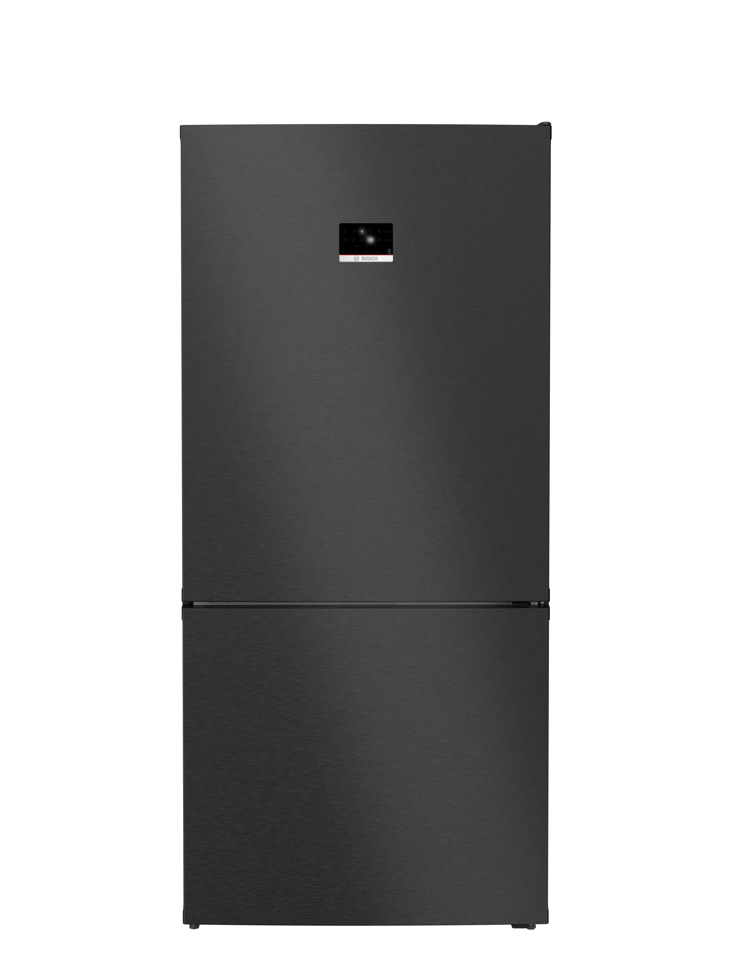 Serie 8 Freistehende Kühl-Gefrier-Kombination mit Gefrierbereich unten 186 x 86 cm Gebürsteter schwarzer Stahl AntiFingerprint (KGP86AXB0N), ab 26,65 € monatlich