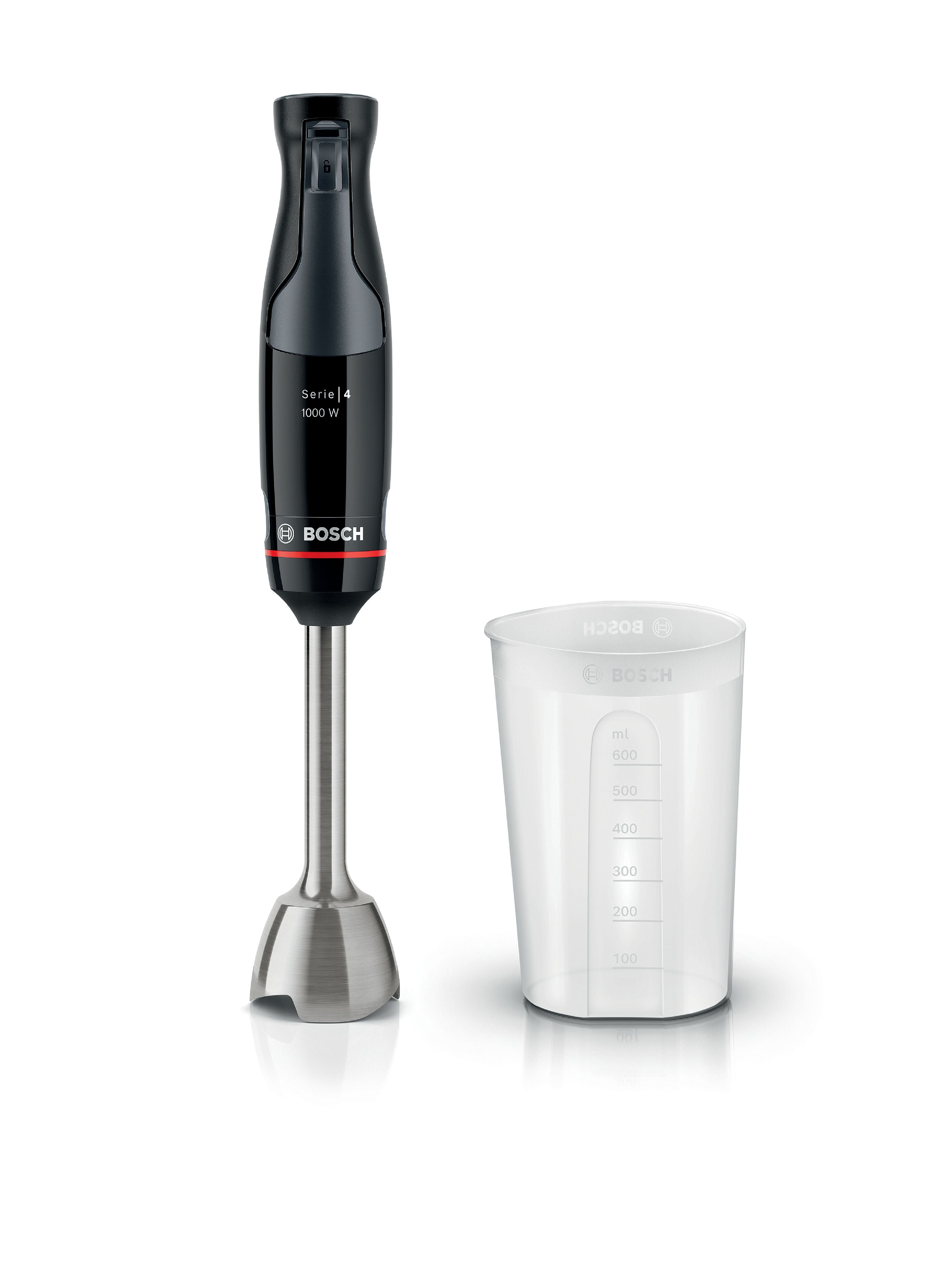 Serie 4 Stabmixer ErgoMaster 1000 W Schwarz, anthrazit (MSM4B610), ab 1,42 € monatlich, ab 1,42 € monatlich