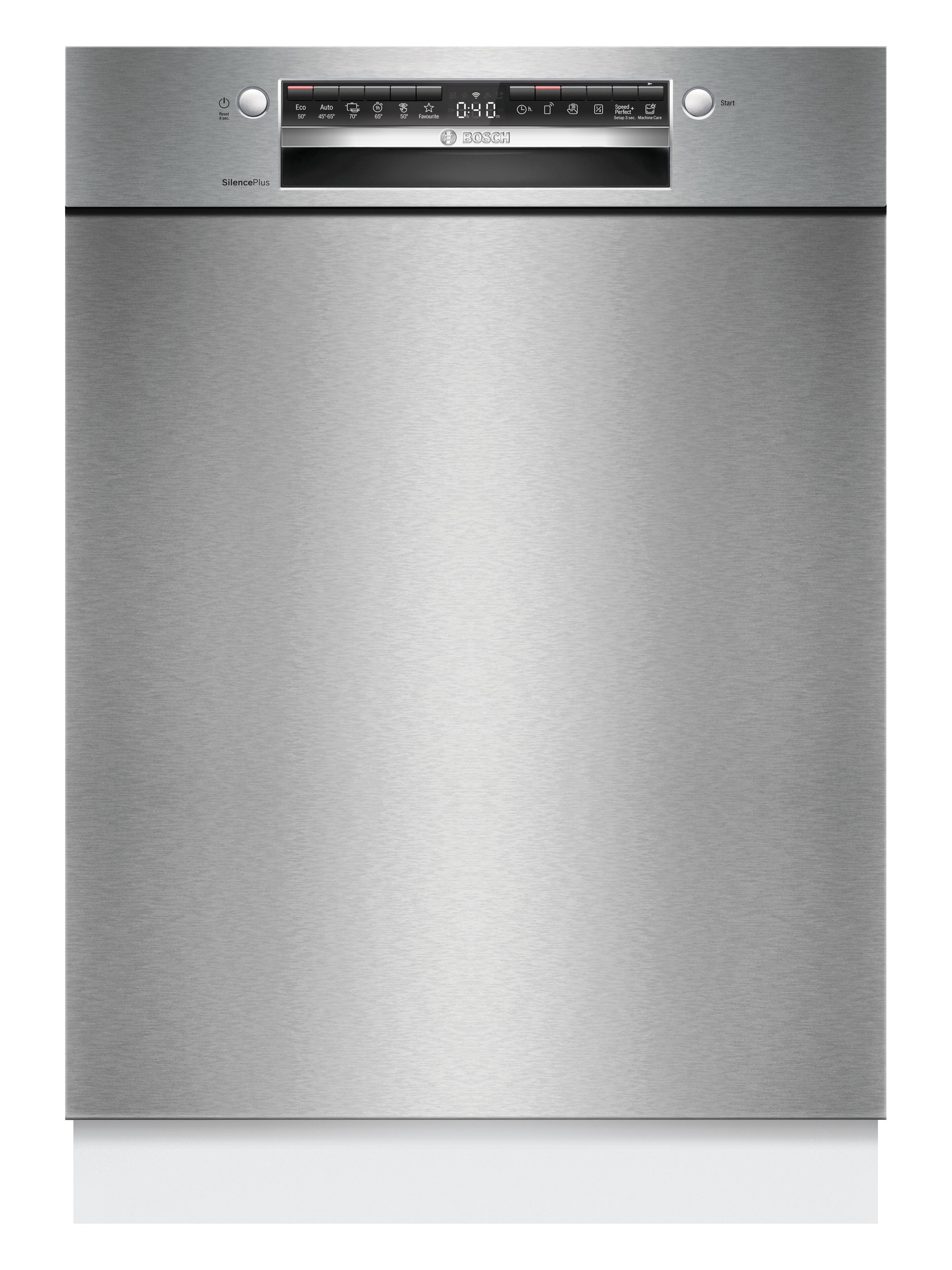 Serie 4 Unterbau-Geschirrspüler 60 cm Gebürsteter Stahl (SMU4EVS08E), ab 10,79 € monatlich