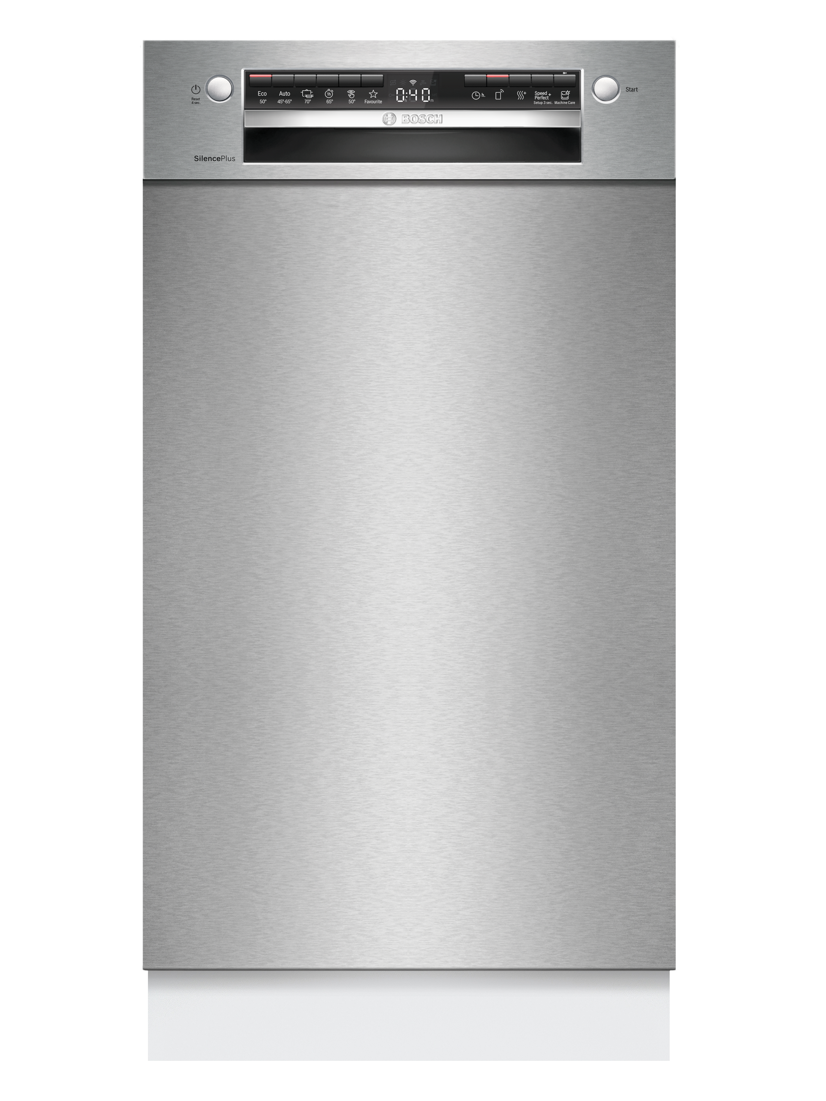 Serie 4 Unterbau-Geschirrspüler 45 cm Gebürsteter Stahl (SPU4HMS10E), ab 9,72 € monatlich