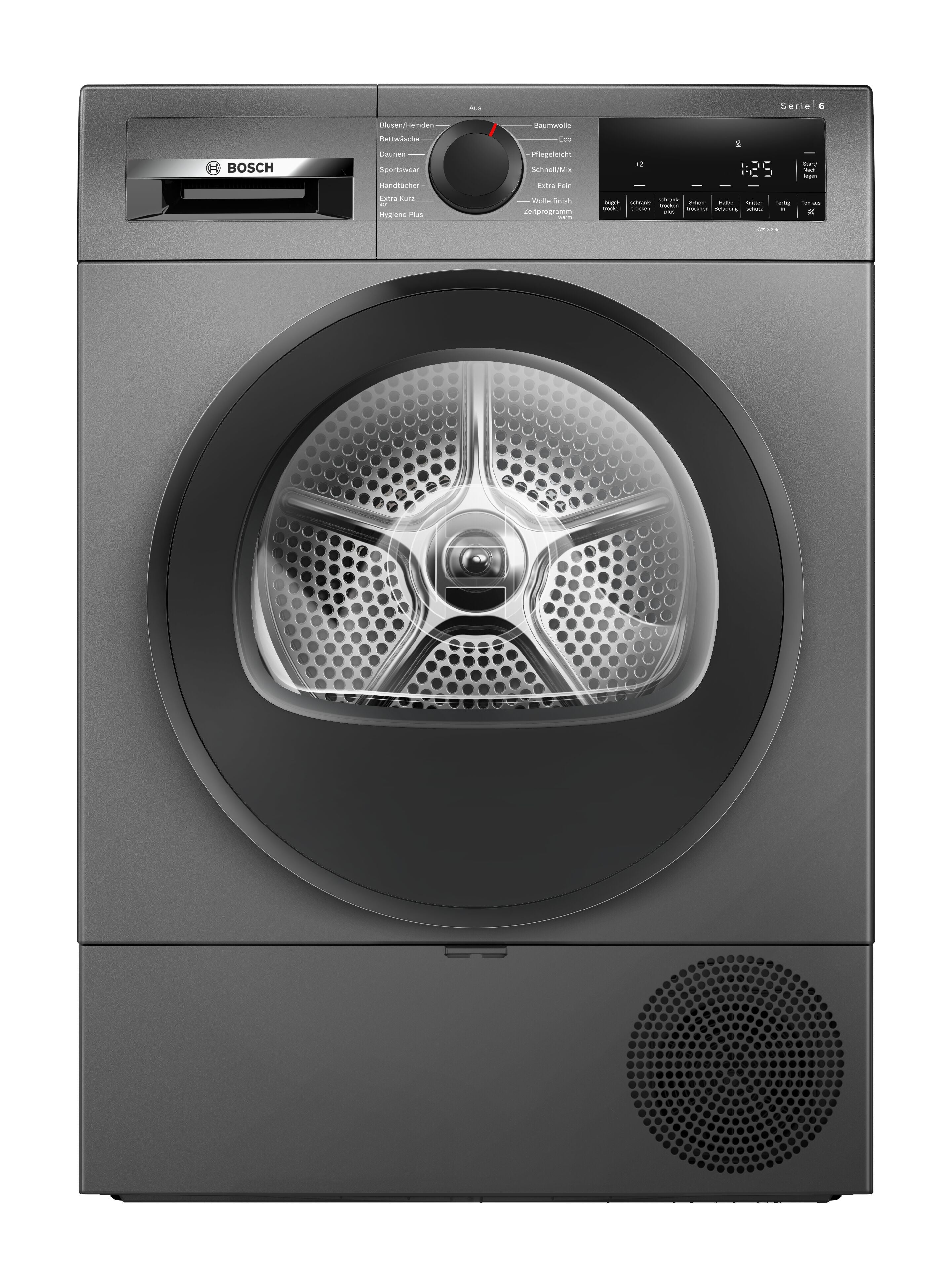 Serie 6 Wärmepumpentrockner 9 kg Grau (WQG243DR10), ab 11,65 € monatlich